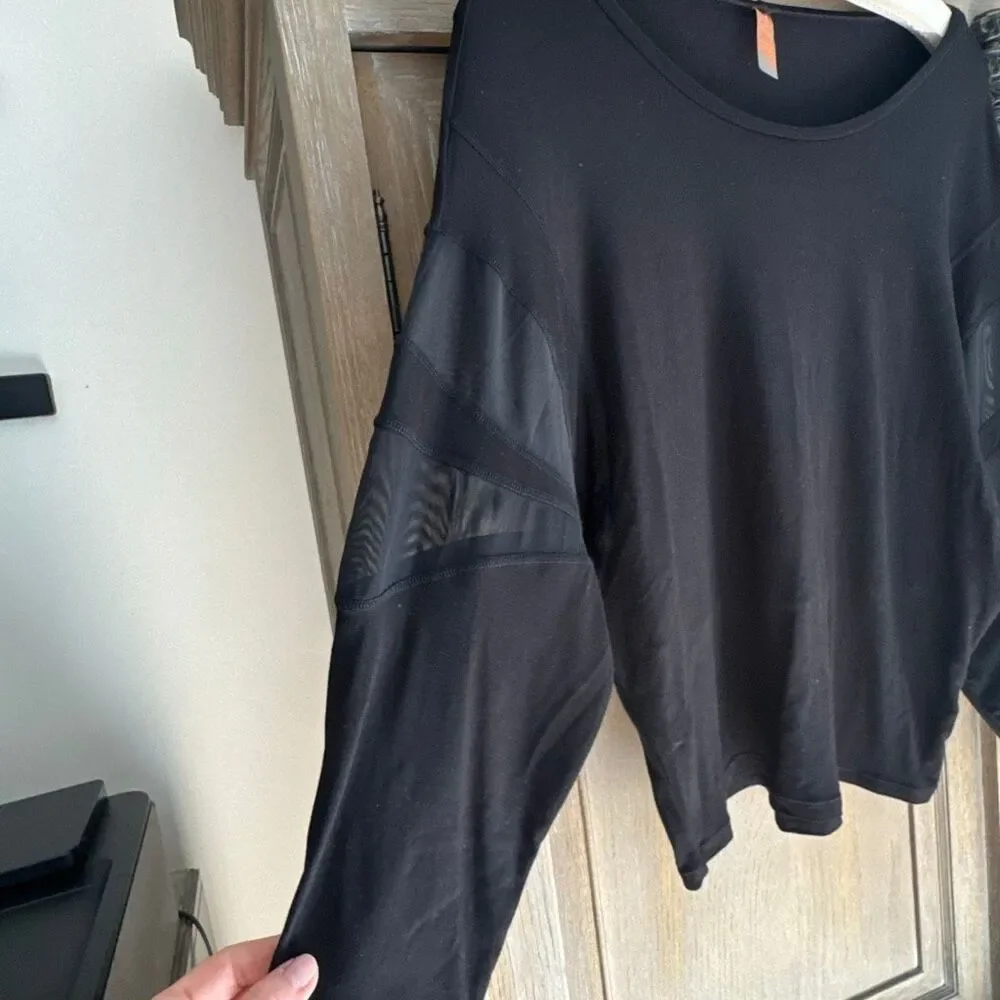 Maaji Activewear Black Long Sleeve Shirt size small - Picture 6 of 8